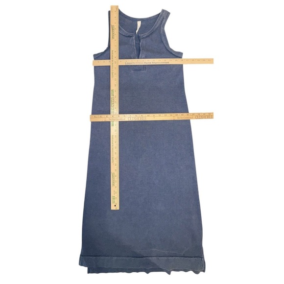 Daily Practice Thermal Waffle Tank Top Midi Dress Sz S Resort Cottage - Picture 11 of 11